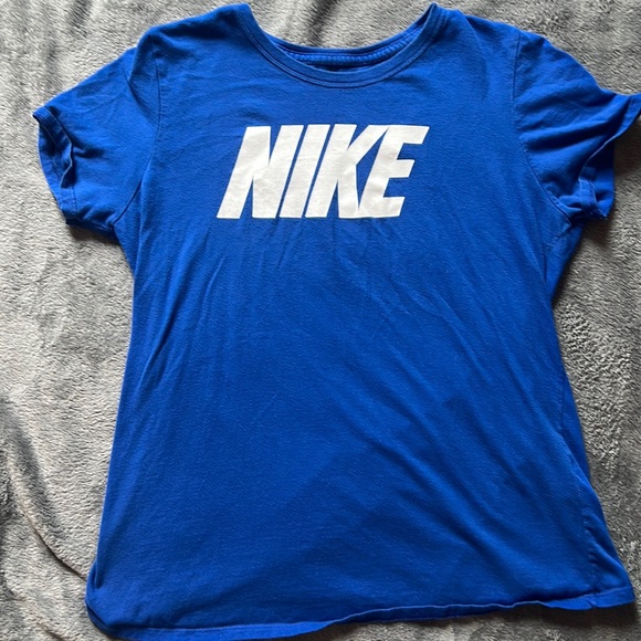 Nike Tops Nike Cut Block Letter Athletic Cut T Shirt Poshmark